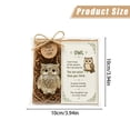 thumbnail image 3 of Acrylic Animal Encouragement Figurine Pocket Cards,Pocket Hug,Positive Token Emotional Animal Pocket Gifts,Acrylic Keepsake Animal Statue Inspirational Pocket Card Set,Suitable for Table Display, 3 of 4