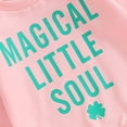 thumbnail image 6 of Bagilaanoe Toddler Baby Girl Boy Casual Sweatshirt Long Sleeve Letter Print Pullover 6M 12M 18M 24M 3T 4T Kids Spring Loose Tee Tops, 6 of 8