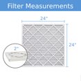 thumbnail image 2 of 24x24x2, Purolator Hi-E 40 Extended Surface Pleated Air Filter, Mechanical MERV 8, (6 Pack), 2 of 6