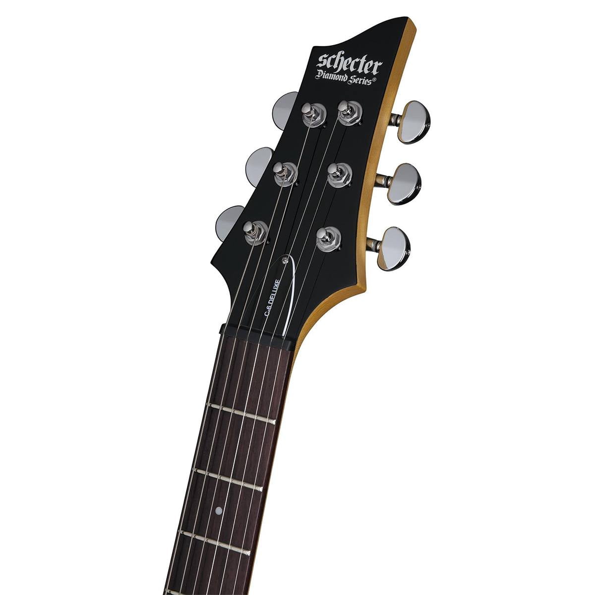 Schecter C-6 Plus Series Electric Guitar - Charcoal Burst