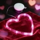 thumbnail image 4 of Lámpara De Cortina De Plástico Cortina de luces LED con forma de corazón y ventosas, 520 luces LED, ideal para San Valentín, fiestas, bodas, decoración colgante (rosa) JASKFLY, 4 of 9