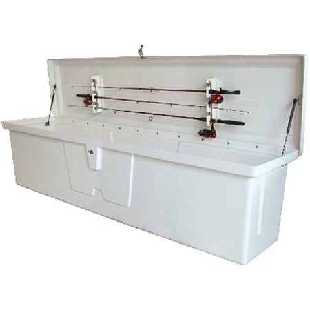 Taylor Made Products Stow 'N Go Dock Box with 3 Rod, 24 x 95 x 22-Inch. item has some cracks