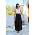 thumbnail image 6 of Bsubseach Fashion Women Wide Leg Slit Swim Cover Up Palazzo Beach Pants, 6 of 6