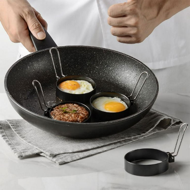 1pc Fried Egg Mold Egg Ring For Frying Eggs Mcmuffin Stainless Steel  Cooking