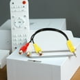 thumbnail image 4 of RENACLIPY 4Set audio cable splitter AV Audio Splitter Cable Red for Users of Devices, 4 of 6
