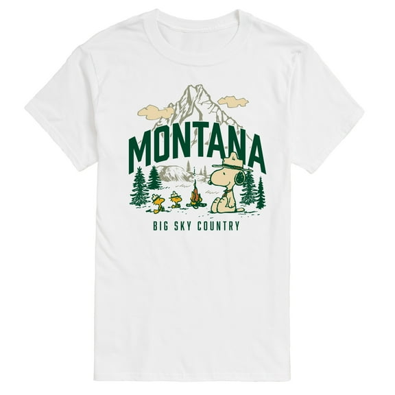 Peanuts - Beagle Scouts Montana - Men's Short Sleeve Graphic T-Shirt
