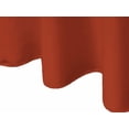 thumbnail image 2 of Polyester Poplin Round Tablecloth, 132-Inch, Rust, 2 of 4