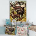 thumbnail image 2 of Designart 'Old-world Mammals I' Farmhouse Framed Canvas Wall Art Print, 2 of 5