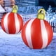 thumbnail image 4 of XWSHYW Decoraciones para El Hogar Bola de Decoración Navideña de 60 Cm, Bola Inflable Navideña para Exteriores, Bola Navideña Inflable de Pvc, Decoraciones para Árboles de Navidad, 4 of 6