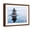 Brown Frame, variant on Art.com 3D Rendering of Zen Stones in Water with Reflection - Peace Balance Meditation Relaxation Concept Photographic Print by f9photos, 16" x 12"