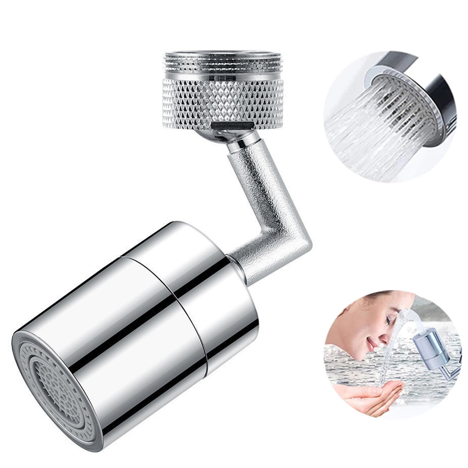 720 Degree Faucet Aerator, Kitchen Sink Aerator, Universal Splash