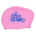 thumbnail image 1 of DPTALR Swimming Cap Waterproof Silicone Swim Pool Hat for Adult Long Hair Women, 1 of 1