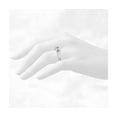 thumbnail image 4 of Pompeii 3/4ct Bezel Solitaire Lab Created Diamond Engagement Ring 14K White Gold (F,VS), 4 of 4
