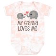 thumbnail image 3 of Inktastic My Granna Loves Me Boys or Girls Baby Bodysuit, 3 of 5