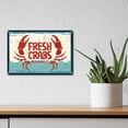 thumbnail image 5 of Seafood Crabs Tin Sign Fresh Crabs Vintage Metal Tin Signs for Cafe Bar Pub Shop Wall Decorative Funny Retro Signs 8 x 12 Inch Colorful, 5 of 7