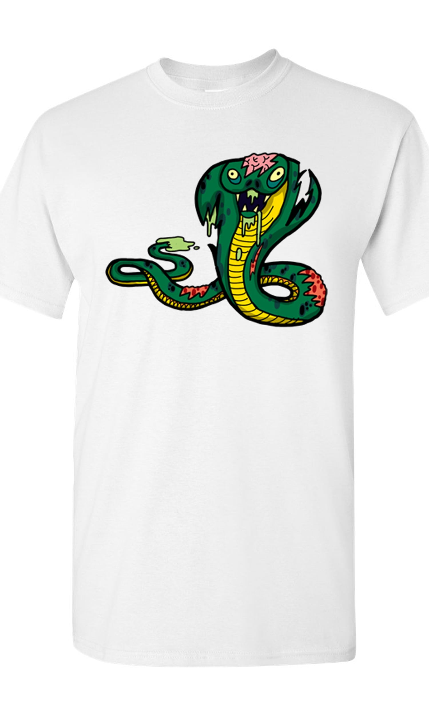 City Shirts - Zombie King Cobra Snake Undead Animals Adult DT T-Shirt Tee - Walmart.com