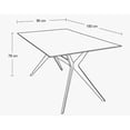 thumbnail image 2 of Mesa Comedor Ramona Color Negro Terzetto, 2 of 2