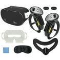 thumbnail image 1 of Silicone Protective Accessory Set for Meta Quest 3S, Including Controller Handle Cover, VR Shell Cover, Face Mask, Lens Cover, Thumb Grip, Eye Mask, Protective Case for Quest 3S, 1 of 8