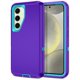 thumbnail image 1 of Funda I-HONVA para Samsung Galaxy S24/S25 a prueba de golpes morado/verde, 1 of 7