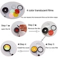 thumbnail image 5 of FYBTO Sunset Lamp, Sunset Projector 10W 180 Degree Rotation Sunset Light USB Sunset Glow Light Warm FYBTO tic Visual Night Decorative Lights for Photo Vlog Background Bedroom Home Indoor, 5 of 5