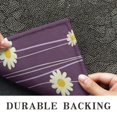 thumbnail image 6 of Purple Daisy Flower Wavy Lines Pattern Door Rugs,Washable Non Slip Door Mats Indoor,Decorative Door Mats,Entry Mat Indoor for Entrance,Bedroom,Kitchen,Bathroom,16"x24", 6 of 6
