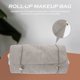 thumbnail image 4 of Hytrove Bolsa De Maquillaje 4 En 1 Gris Con Correa Ajustable Y Colgante De PU Para Uso Outdoor, 4 of 6