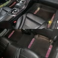 thumbnail image 4 of 5PCS Front And Rear Car Floor Mats Universal Size Easy To Clean With Bling Rhinestones, 4 of 7