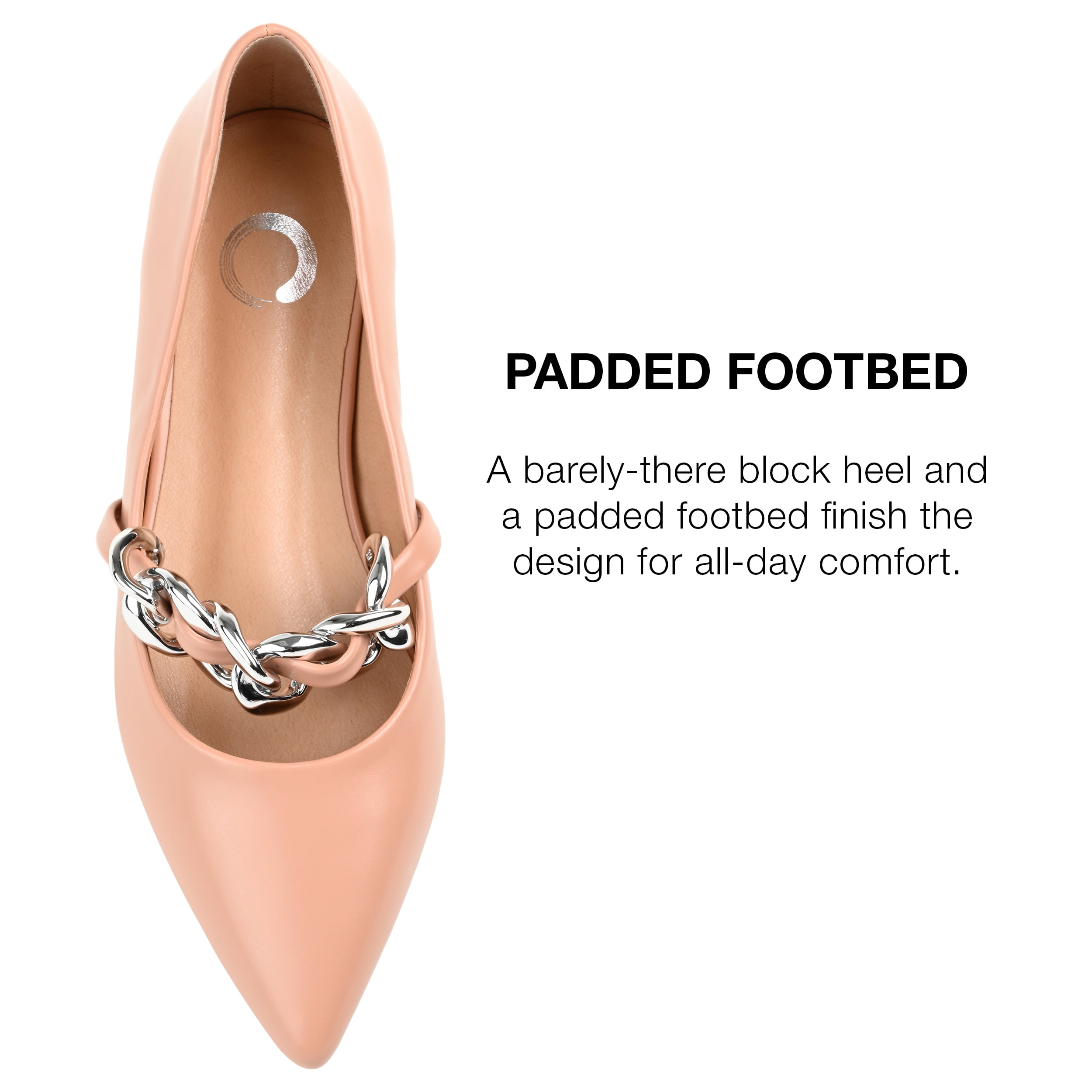 Journee Collection Womens Metinaa Ballet Pointed Toe Slip On Flats