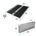 thumbnail image 4 of AllCure  3' (36" x 31") Extra Wide Aluminum Foldable Wheelchair Loading Ramp, 4 of 9