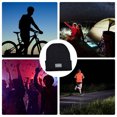 thumbnail image 4 of Sonducket Gorro de ciclismo para acampar en otoño e invierno, gorro luminoso LED para exteriores, gorro de esquí con luz desmontable, gorro de Pescar Negro, 4 of 6