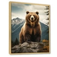 thumbnail image 2 of Designart "Bear Wild Bear III" Animals Floater Framed Canvas Art Print, 2 of 7