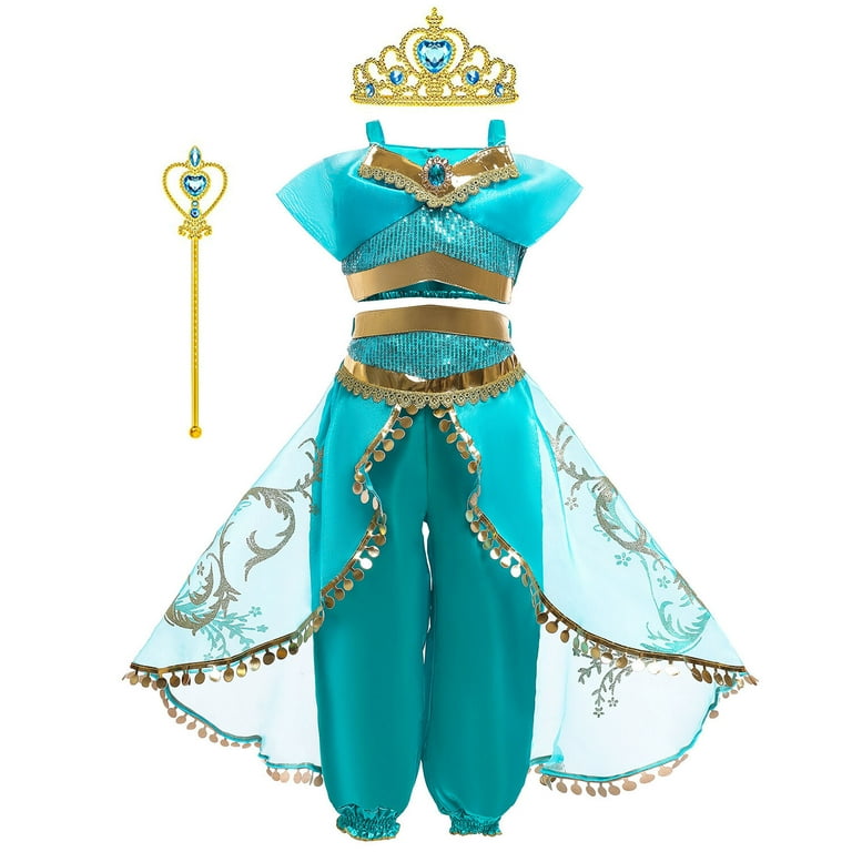 open lace back dress Amazon.com: Disguise Costumes Womens Jasmine Halloween Party Princess  Costume Green L : Clothing, Shoes & Jewelry main image 1