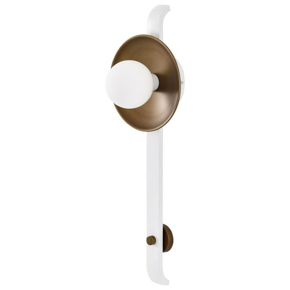 60/7741 Nuvo Lighting Colby - 1 Light Wall Sconce-24 Inches Tall and 8.13 Inches Wide-Matte White Finish