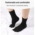 thumbnail image 3 of 5 Pairs Fashion Japanese Style Tabi Toe Socks for Men Women Summer Fiber Two Finger Socks Kimono Flip Flop Sandal Split Tabi Toe Sock, 3 of 6