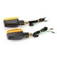 thumbnail image 1 of 1 Par De Accesorios De Lámpara De Luz Indicadora De Señal De Impermeables Aptos Para Negro Amarillo, 1 of 7