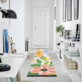 thumbnail image 4 of Yayeee Runner Rug for Bedroom 2'x6' Machine Washable Hallway Non Slip Mat, Retro Pink Floral, 4 of 8
