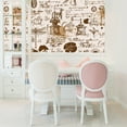 thumbnail image 2 of MuralsPrint Retro Coffee Theme Removable Wallpaper - 24'' inch x 10'ft, 2 of 3
