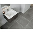 thumbnail image 3 of Legno 24" Carbon Oak Bathroom Vanity with Matte White VIVA Stone Solid Surface Countertop, 3 of 4