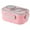 Pink, variant on 40oz Adult Bento Food Storage Container with Multiple Compartments Leak Proof Microwave Reusable Lunch for School Travel Durable PP Material Built-In Handle