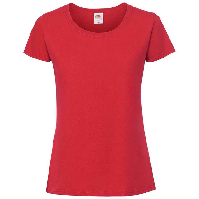 Fruit Of The Loom T-Shirt Iconique en Coton Filé à l'Anneau pour Femmes