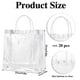thumbnail image 2 of Bolsas de regalo BESARME de PVC transparente paquete de 20 unidades 25 x 25 x 9 cm para bodas, 2 of 7
