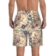 thumbnail image 3 of Naloa Floral With Birds Men's Beach Shorts, Surfing shorts, Swim trunks, Quick Dry Swim Trunks for Surfing Beach Fun - Large, 3 of 9