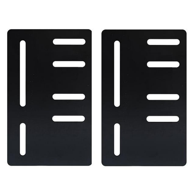 6.25 x 4 in. Structures Modification Plate for Special Headboards - Black