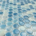 thumbnail image 4 of The Tile Life Eterna Penny Blue Glass Mosaic Floor & Wall Tile, 4 x 4 in, 1-Piece Sample, 4 of 4
