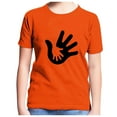 thumbnail image 5 of Rovga T-Shirts pour Adolescentes de 10-11 Ans, Manches Courtes, Imprimé pour la Journée de l'Unité des Enfants, Col Rond, Noir, 5 of 5