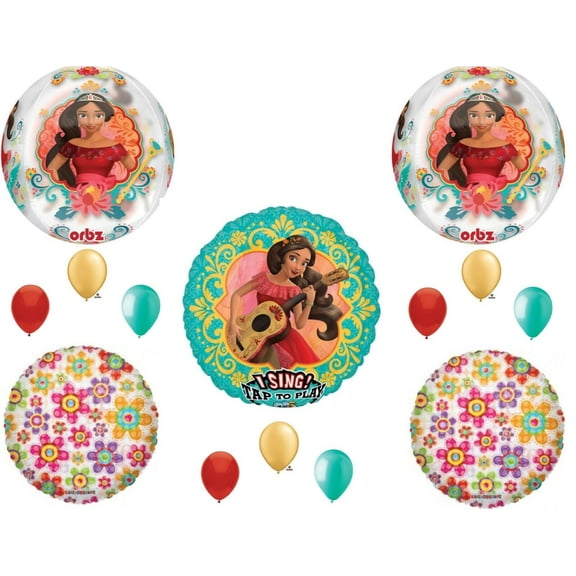 Elena of Avalor Musical Happy Birthday party balloons Decoration Supplies