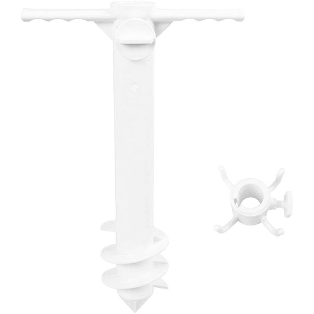 Inserto de paraguas en espiral * Inserto de paraguas blanco de tres vueltas + Gancho blanco Adepaton WMZY-963