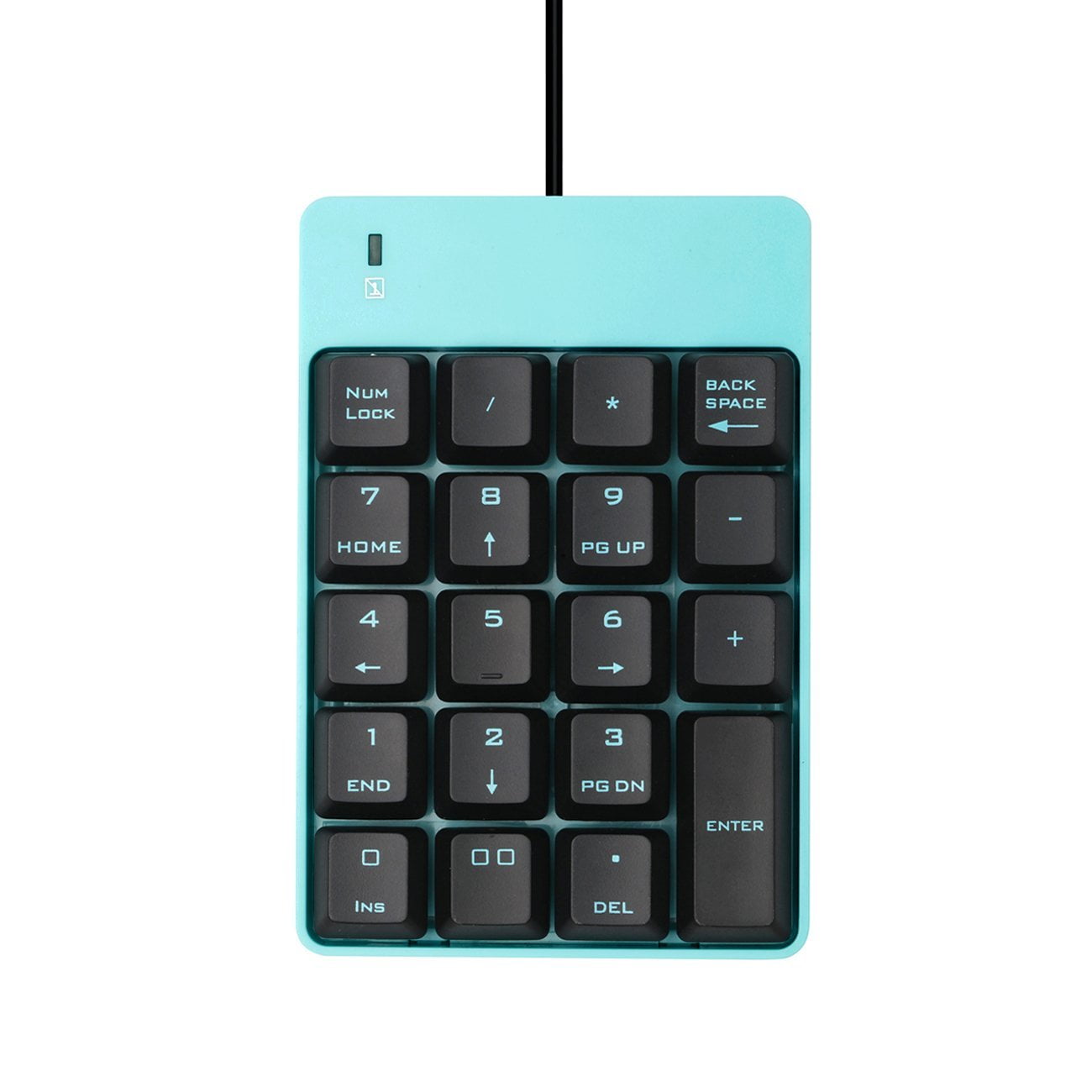 USB Numeric Keypad, Jelly Comb N001 Portable Slim Mini Number Pad for