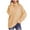Beige, variant on DuoJiaJ Cozy Women's Loose Knit Turtleneck Sweater Pullover Long Sleeve With Pattern Trendy Fall Fashion Women Beige L