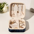 thumbnail image 6 of Taurus Constellation Travel Portable Square Storage Box with Earring Holder, Necklace Organizer, and Travel Organizer for Rings, Earrings, Necklaces, Bracelets, and More - Ideal for Girls and Women, 6 of 6